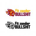 Logo design # 1099967 for A not too serious  Fit zonder Bullshit  logo  it means  fit without bullshit  contest
