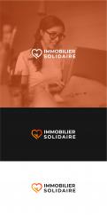 Logo design # 1169116 for Logo for  Immobilier Solidaire    The real estate agency that supports those who need it contest