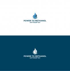 Logo design # 1089067 for Company logo for consortium of 7 players who will be building a  Power to methanol  demonstration plant for their legal entity  Power to Methanol Antwerp BV  contest