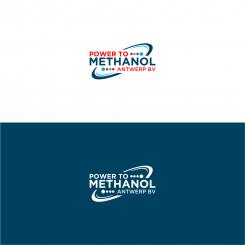 Logo design # 1089069 for Company logo for consortium of 7 players who will be building a  Power to methanol  demonstration plant for their legal entity  Power to Methanol Antwerp BV  contest