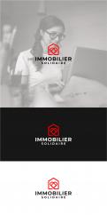 Logo design # 1168360 for Logo for  Immobilier Solidaire    The real estate agency that supports those who need it contest