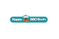 Logo design # 1049003 for Design an original logo for our new BBQ Donuts firm Happy BBQ Boats contest