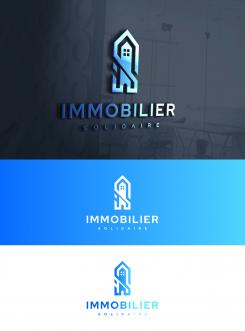 Logo design # 1166911 for Logo for  Immobilier Solidaire    The real estate agency that supports those who need it contest