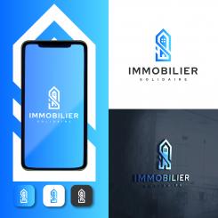 Logo design # 1166918 for Logo for  Immobilier Solidaire    The real estate agency that supports those who need it contest