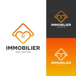 Logo design # 1169479 for Logo for  Immobilier Solidaire    The real estate agency that supports those who need it contest