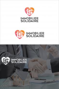 Logo design # 1169860 for Logo for  Immobilier Solidaire    The real estate agency that supports those who need it contest