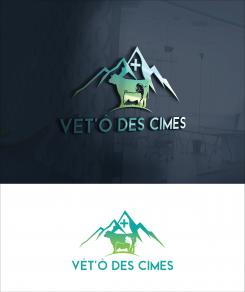 Logo design # 1107463 for Logo for a veterinary practice specialized in large animals in the french Alps contest