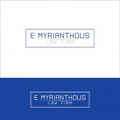 Logo design # 829685 for E Myrianthous Law Firm  contest