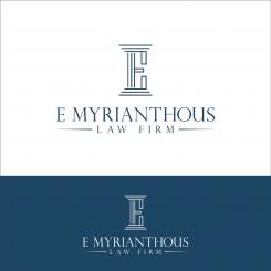 Logo design # 829695 for E Myrianthous Law Firm  contest