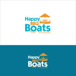 Logo design # 1050801 for Design an original logo for our new BBQ Donuts firm Happy BBQ Boats contest
