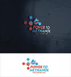 Logo design # 1088724 for Company logo for consortium of 7 players who will be building a  Power to methanol  demonstration plant for their legal entity  Power to Methanol Antwerp BV  contest