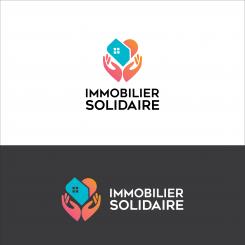 Logo design # 1168784 for Logo for  Immobilier Solidaire    The real estate agency that supports those who need it contest
