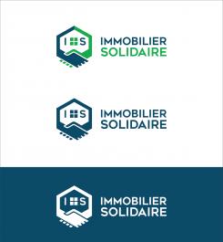 Logo design # 1169204 for Logo for  Immobilier Solidaire    The real estate agency that supports those who need it contest