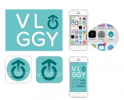 Logo # 506291 voor Vloggy - the social vlogging applicatie wedstrijd