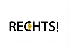 Logo # 426851 voor Logo voor juridische onderneming 'Rechts!' wedstrijd