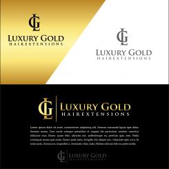 Logo design # 1032718 for Logo for hairextensions brand Luxury Gold contest