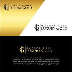 Logo design # 1032733 for Logo for hairextensions brand Luxury Gold contest