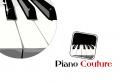 Logo # 155718 voor Piano Couture Logo + header + geschikt font en kleuropmaak / background voor homepage. wedstrijd