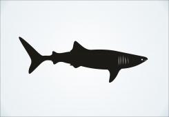 Logo design # 604866 for silhouette drawing of a whale shark contest