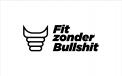 Logo design # 1099799 for A not too serious  Fit zonder Bullshit  logo  it means  fit without bullshit  contest