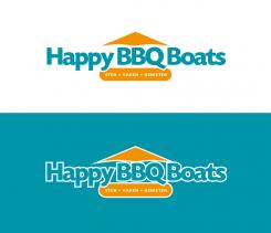 Logo design # 1050426 for Design an original logo for our new BBQ Donuts firm Happy BBQ Boats contest