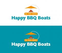Logo # 1050429 voor Ontwerp een origineel logo voor het nieuwe BBQ donuts bedrijf Happy BBQ Boats wedstrijd