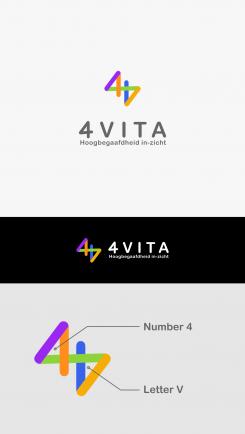 Logo design # 1213023 for 4Vita coaches gifted children  highly intelligent   their parents and schools contest