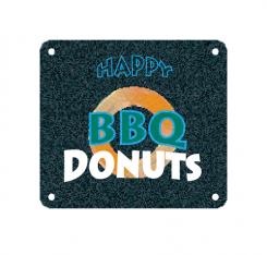 Logo design # 1049357 for Design an original logo for our new BBQ Donuts firm Happy BBQ Boats contest