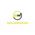 Logo design # 1247346 for Logo for SolidWorxs  brand of masts for excavators and bulldozers  contest