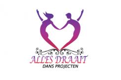 Logo design # 773556 for Design a fresh, happy and cool logo for a dance company with different dance projects for young and old. Alles draait dansprojecten contest