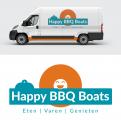 Logo # 1048950 voor Ontwerp een origineel logo voor het nieuwe BBQ donuts bedrijf Happy BBQ Boats wedstrijd