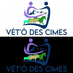 Logo design # 1106314 for Logo for a veterinary practice specialized in large animals in the french Alps contest