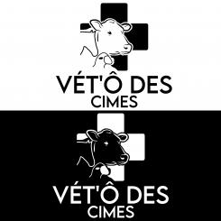 Logo design # 1106332 for Logo for a veterinary practice specialized in large animals in the french Alps contest