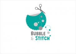Logo design # 175592 for LOGO FOR A NEW AND TRENDY CHAIN OF DRY CLEAN AND LAUNDRY SHOPS - BUBBEL & STITCH contest