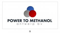 Logo design # 1088568 for Company logo for consortium of 7 players who will be building a  Power to methanol  demonstration plant for their legal entity  Power to Methanol Antwerp BV  contest