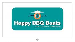 Logo # 1049181 voor Ontwerp een origineel logo voor het nieuwe BBQ donuts bedrijf Happy BBQ Boats wedstrijd