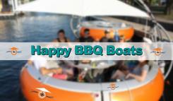 Logo design # 1049182 for Design an original logo for our new BBQ Donuts firm Happy BBQ Boats contest