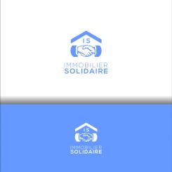 Logo design # 1169220 for Logo for  Immobilier Solidaire    The real estate agency that supports those who need it contest