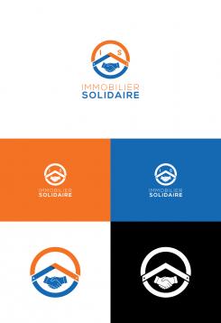 Logo design # 1169232 for Logo for  Immobilier Solidaire    The real estate agency that supports those who need it contest