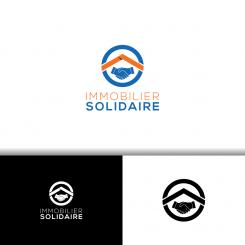 Logo design # 1169238 for Logo for  Immobilier Solidaire    The real estate agency that supports those who need it contest