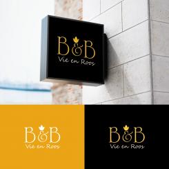 Logo design # 1141353 for Design a romantic  grafic logo for B B La Vie en Roos contest