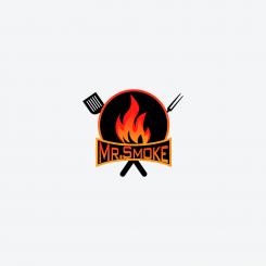 Logo # 1144675 voor Een ruige en stoere BBQ logo en huisstijl wedstrijd