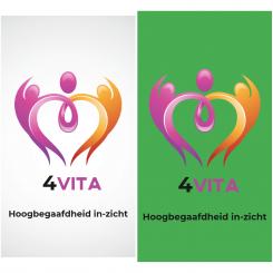 Logo # 1212765 voor 4Vita begeleidt hoogbegaafde kinderen  hun ouders en scholen wedstrijd