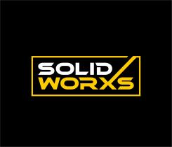 Logo design # 1249938 for Logo for SolidWorxs  brand of masts for excavators and bulldozers  contest