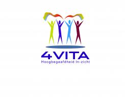 Logo # 1212330 voor 4Vita begeleidt hoogbegaafde kinderen  hun ouders en scholen wedstrijd
