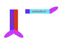Logo design # 1018621 for Design a colourful logo for a socks webshop contest