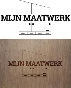 Logo # 875624 voor Logo voor online schrijnwerkerij 'Mijn Maatwerk' wedstrijd