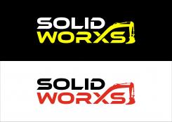 Logo design # 1251413 for Logo for SolidWorxs  brand of masts for excavators and bulldozers  contest
