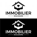 Logo design # 1169905 for Logo for  Immobilier Solidaire    The real estate agency that supports those who need it contest