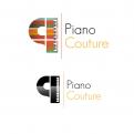 Logo # 155321 voor Piano Couture Logo + header + geschikt font en kleuropmaak / background voor homepage. wedstrijd